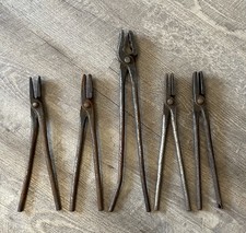 Alte Schmiedezangen Set