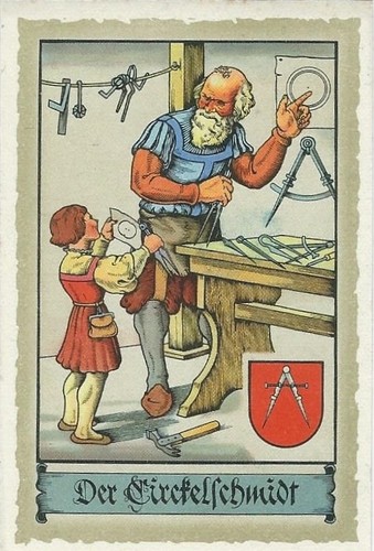 795 sammelbild alte berufe - alte,