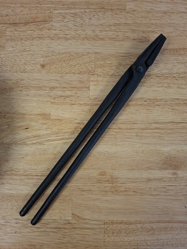 Schmiedezange 40cm flachmaul - schmiedezange,