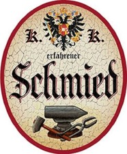 Schmied + Nostalgieschild